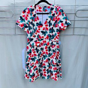 Draper & James Cherry Order Love Circle Dress 6